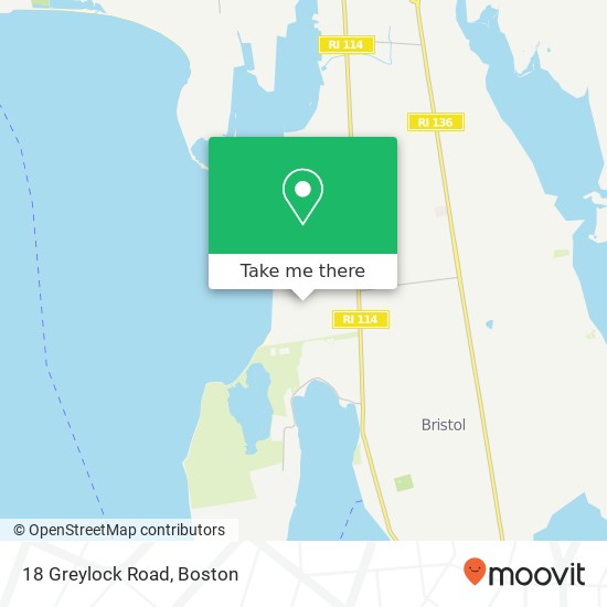 Mapa de 18 Greylock Road