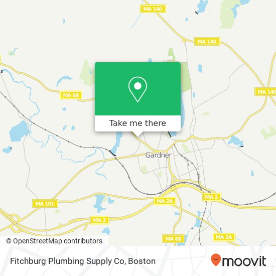 Fitchburg Plumbing Supply Co map