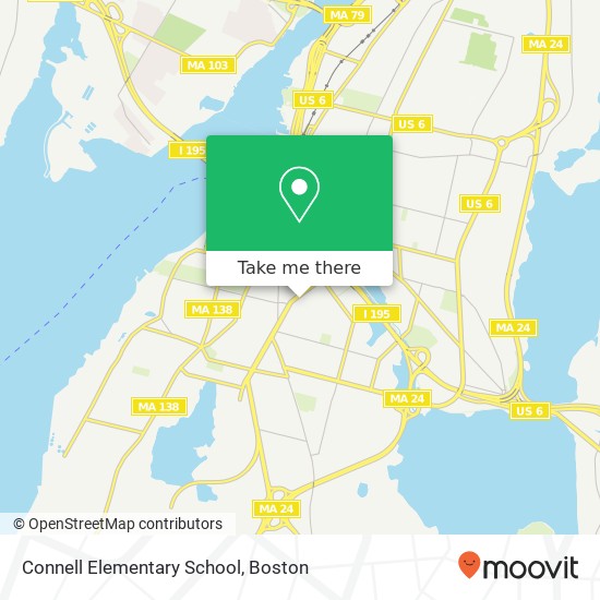 Mapa de Connell Elementary School