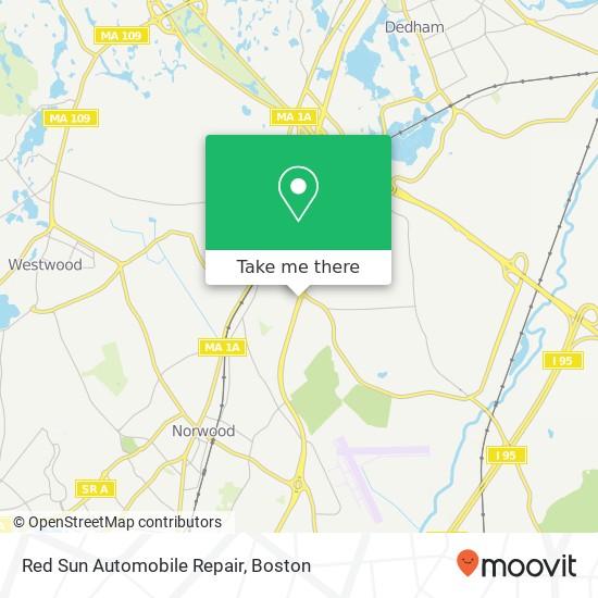 Mapa de Red Sun Automobile Repair