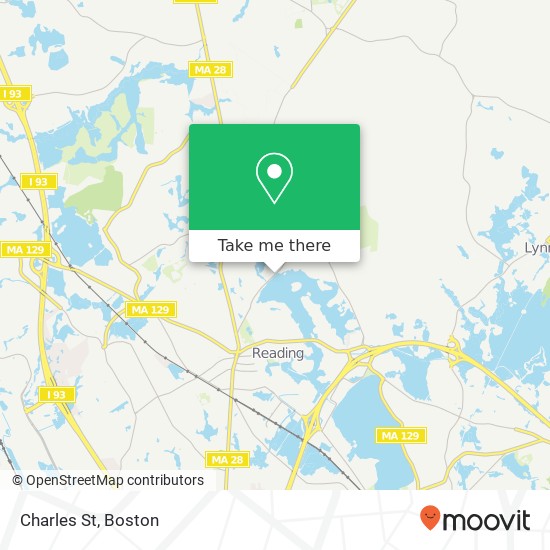 Mapa de Charles St