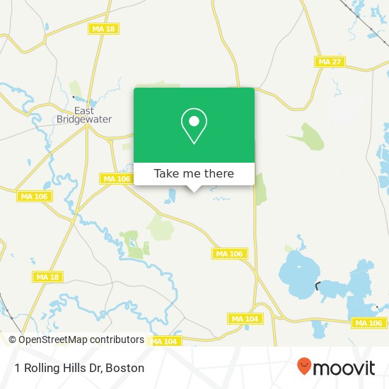 1 Rolling Hills Dr map