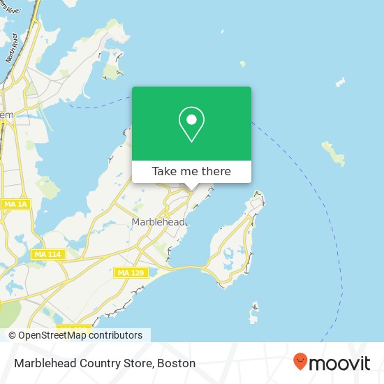 Mapa de Marblehead Country Store
