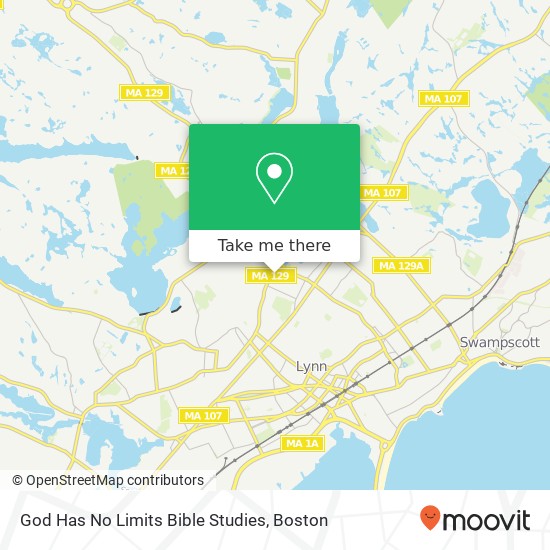 Mapa de God Has No Limits Bible Studies