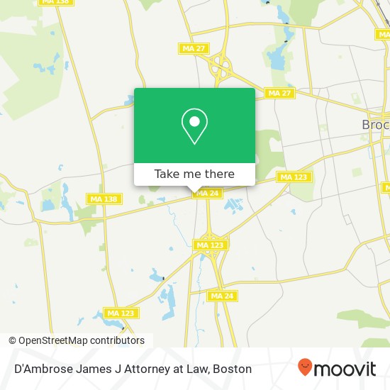 D'Ambrose James J Attorney at Law map