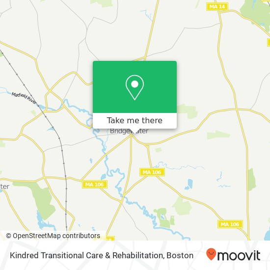 Mapa de Kindred Transitional Care & Rehabilitation