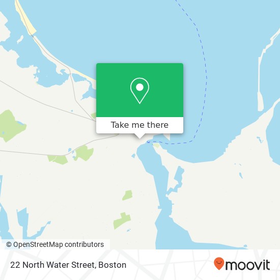 Mapa de 22 North Water Street