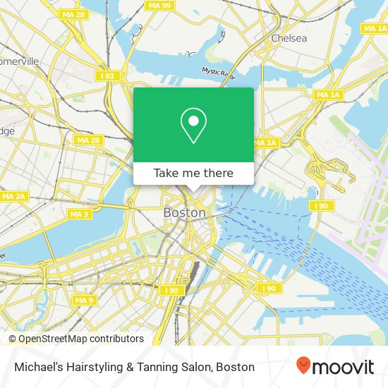 Michael's Hairstyling & Tanning Salon map