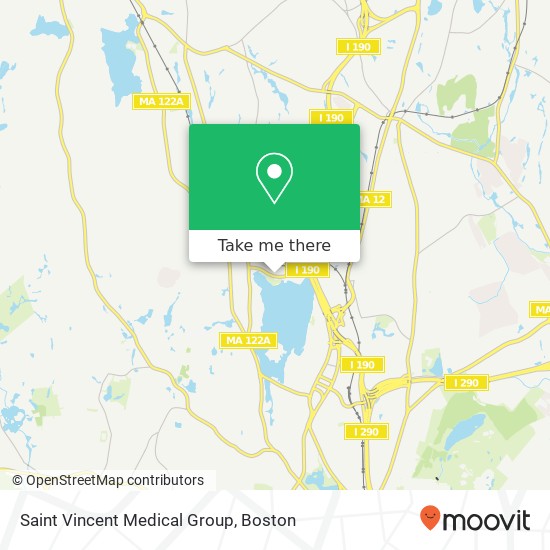 Saint Vincent Medical Group map