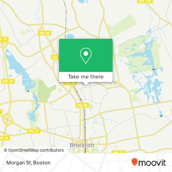Morgan St map