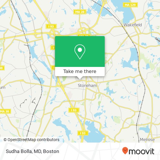 Sudha Bolla, MD map