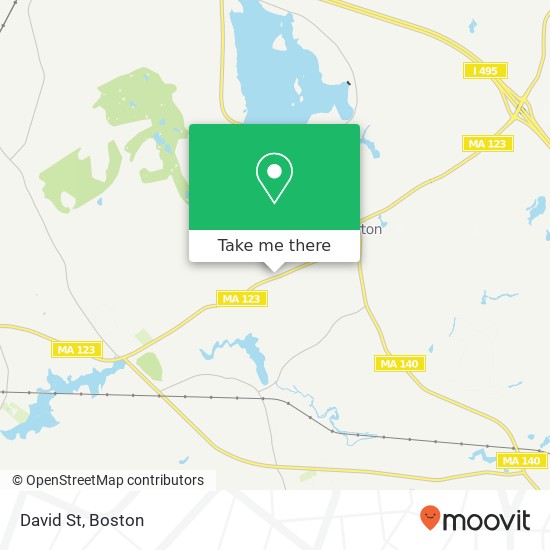 David St map