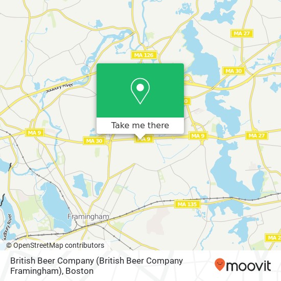 Mapa de British Beer Company