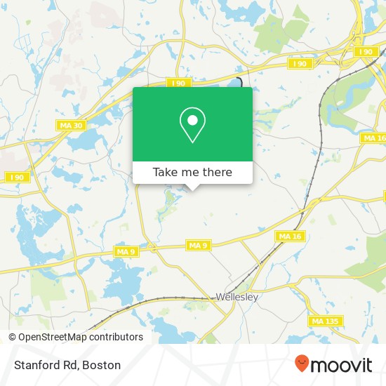 Stanford Rd map