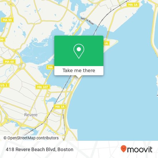 418 Revere Beach Blvd map