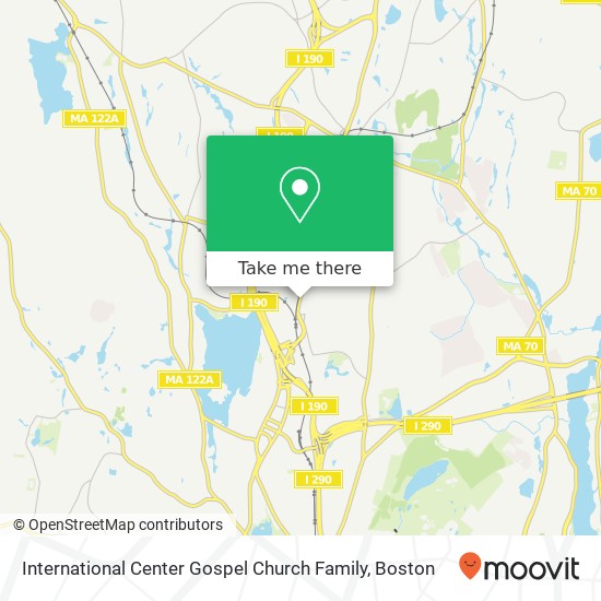 Mapa de International Center Gospel Church Family