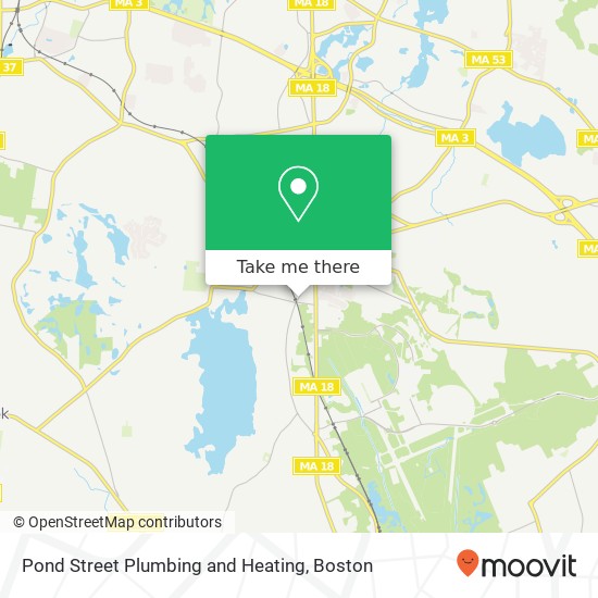 Mapa de Pond Street Plumbing and Heating