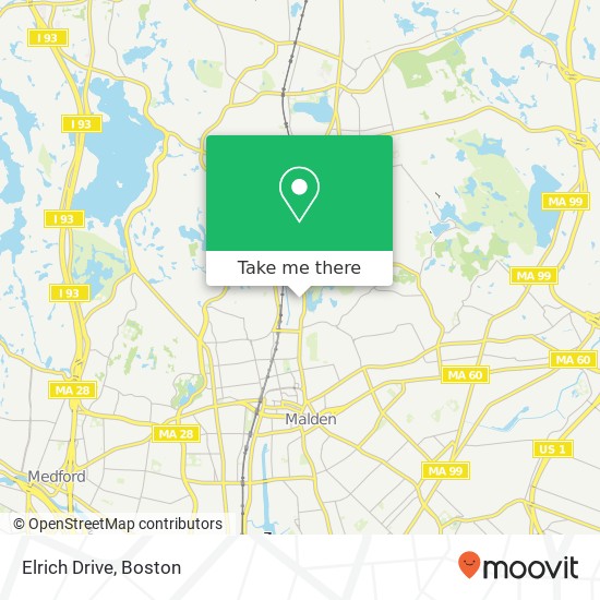 Mapa de Elrich Drive