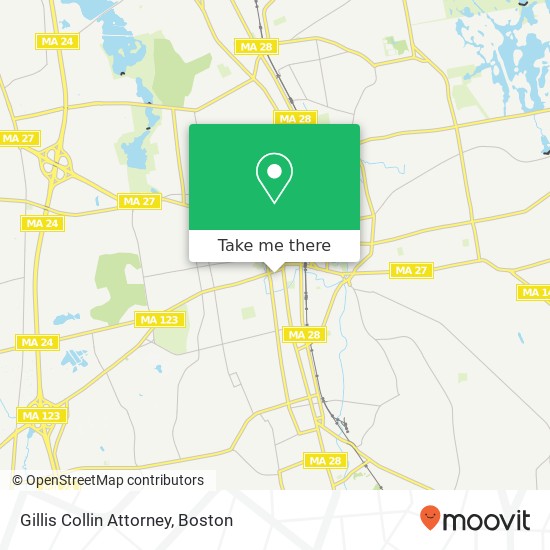 Gillis Collin Attorney map