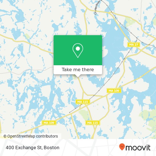 Mapa de 400 Exchange St