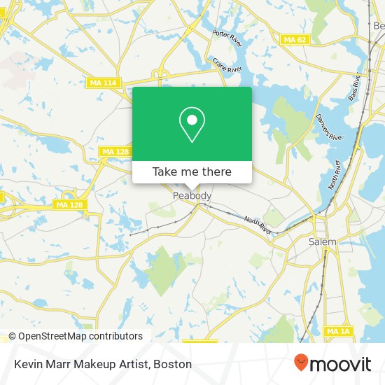 Kevin Marr Makeup Artist map