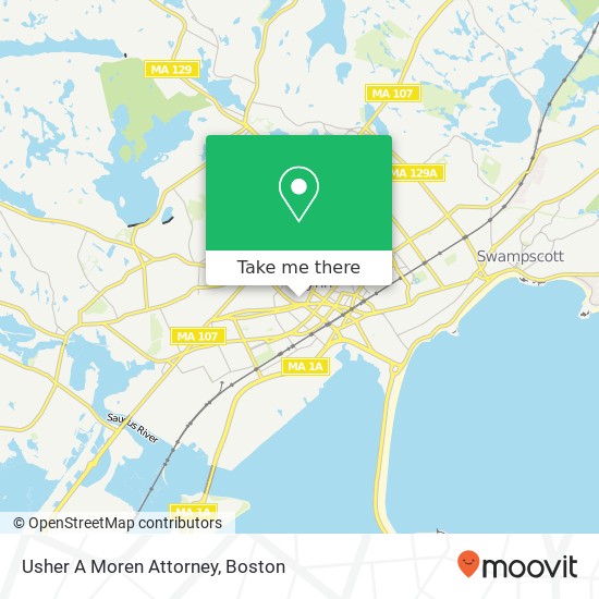 Mapa de Usher A Moren Attorney