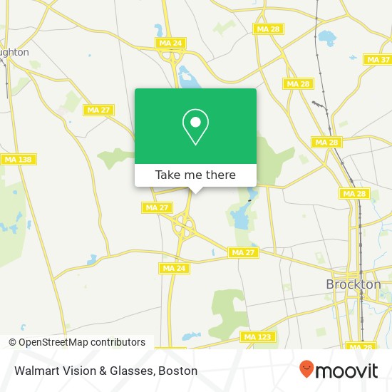 Mapa de Walmart Vision & Glasses