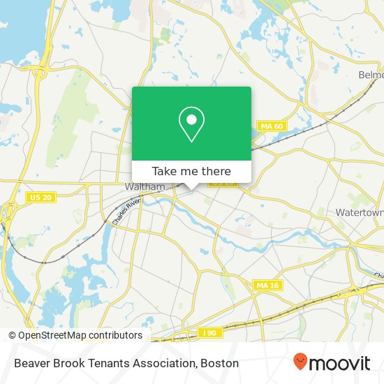 Mapa de Beaver Brook Tenants Association