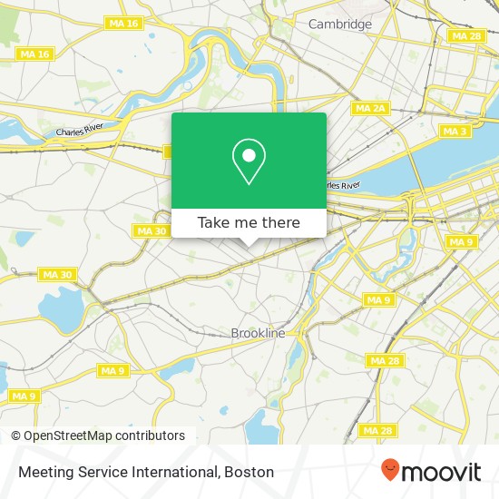 Meeting Service International map