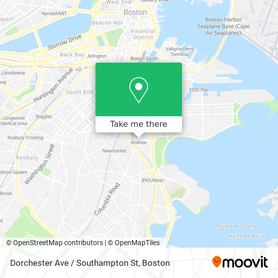 Mapa de Dorchester Ave / Southampton St
