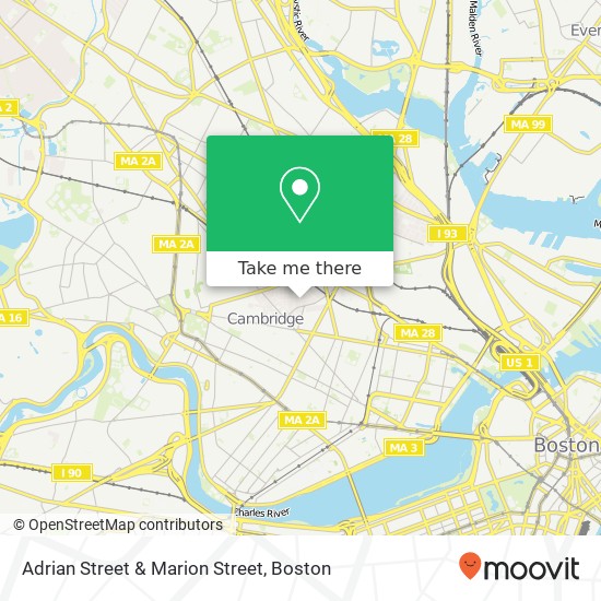 Mapa de Adrian Street & Marion Street