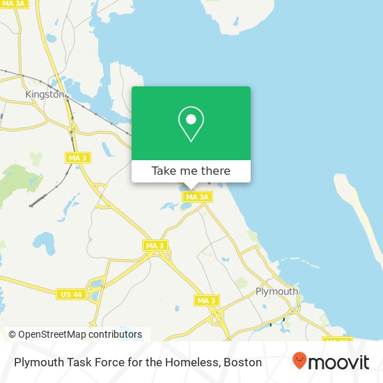 Plymouth Task Force for the Homeless map