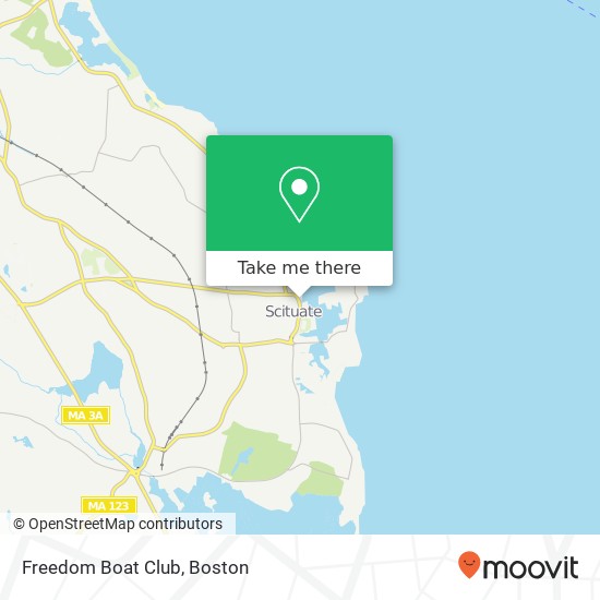 Freedom Boat Club map