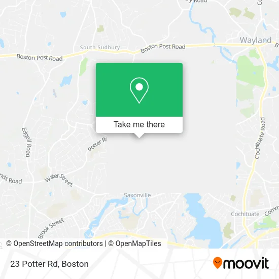 23 Potter Rd map