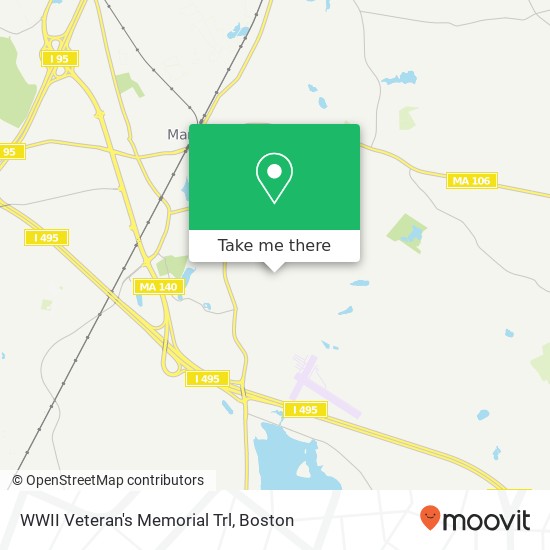 Mapa de WWII Veteran's Memorial Trl