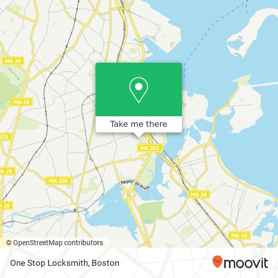 Mapa de One Stop Locksmith