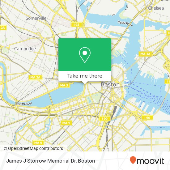 Mapa de James J Storrow Memorial Dr