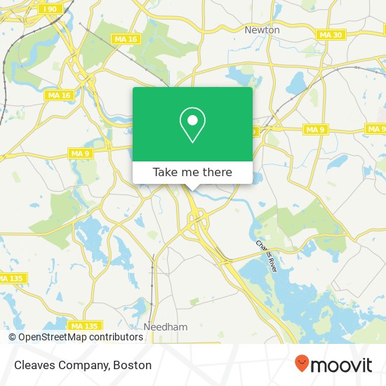 Mapa de Cleaves Company