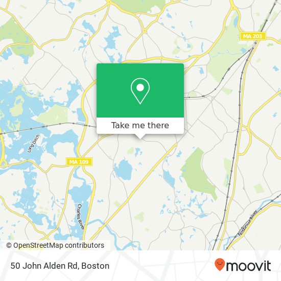 50 John Alden Rd map