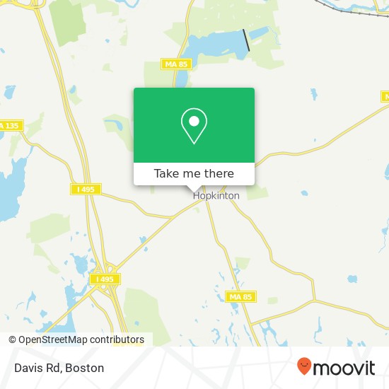 Davis Rd map