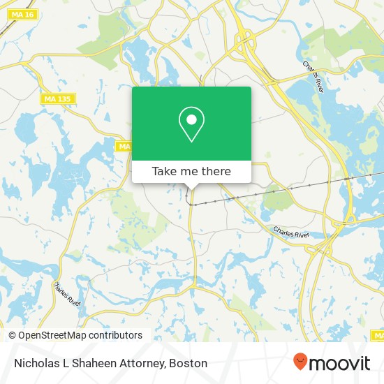 Mapa de Nicholas L Shaheen Attorney
