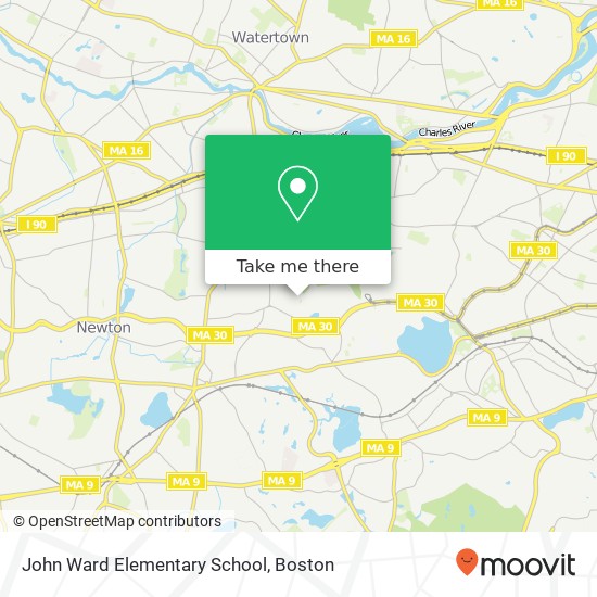 Mapa de John Ward Elementary School