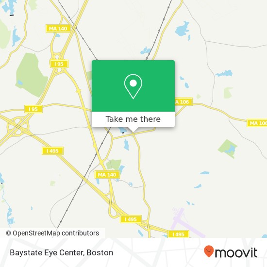 Mapa de Baystate Eye Center