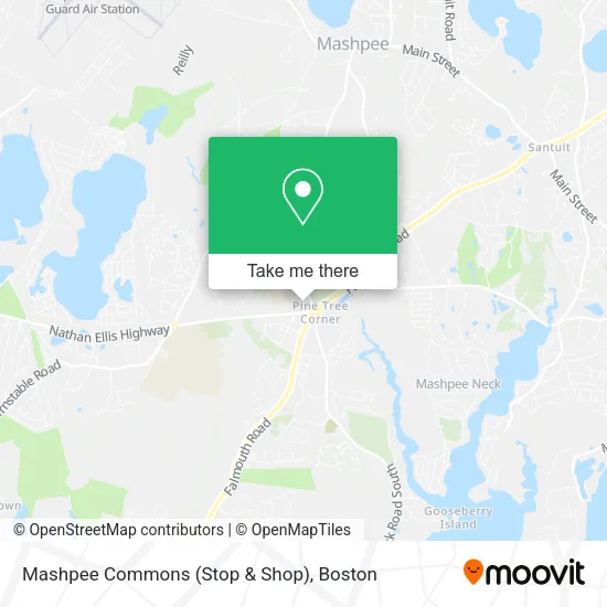 Mapa de Mashpee Commons (Stop & Shop)
