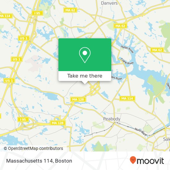 Massachusetts 114 map