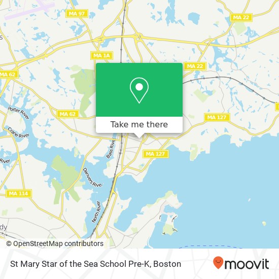 St Mary Star of the Sea School Pre-K map