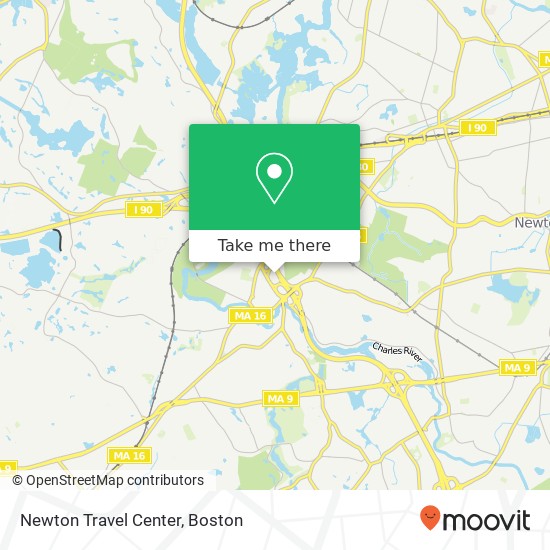 Newton Travel Center map