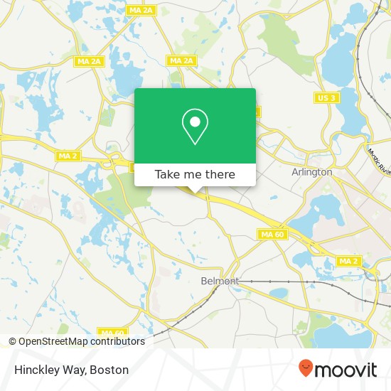 Mapa de Hinckley Way