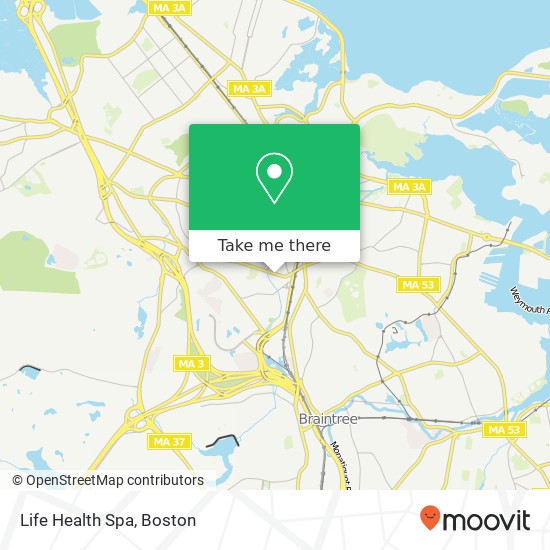 Life Health Spa map