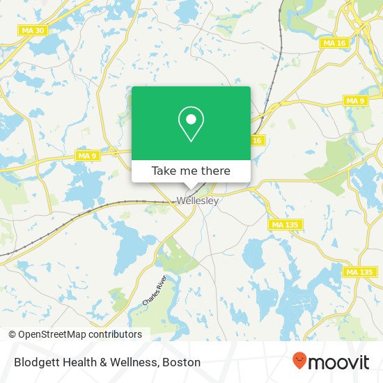 Mapa de Blodgett Health & Wellness